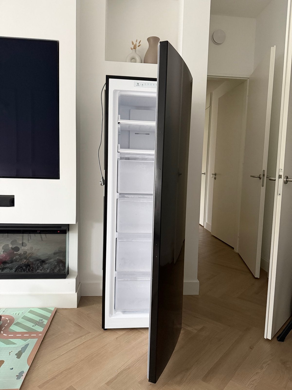 Inventum Vrieskast VR1082B - MET 3 jaar garantie, Ophalen, Zo goed als nieuw, Vrijstaand, Vrieskast
