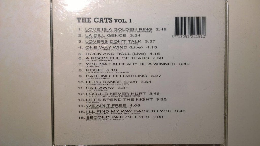 The Cats - Vol. 1 One Way Wind, Ophalen of Verzenden, Zo goed als nieuw