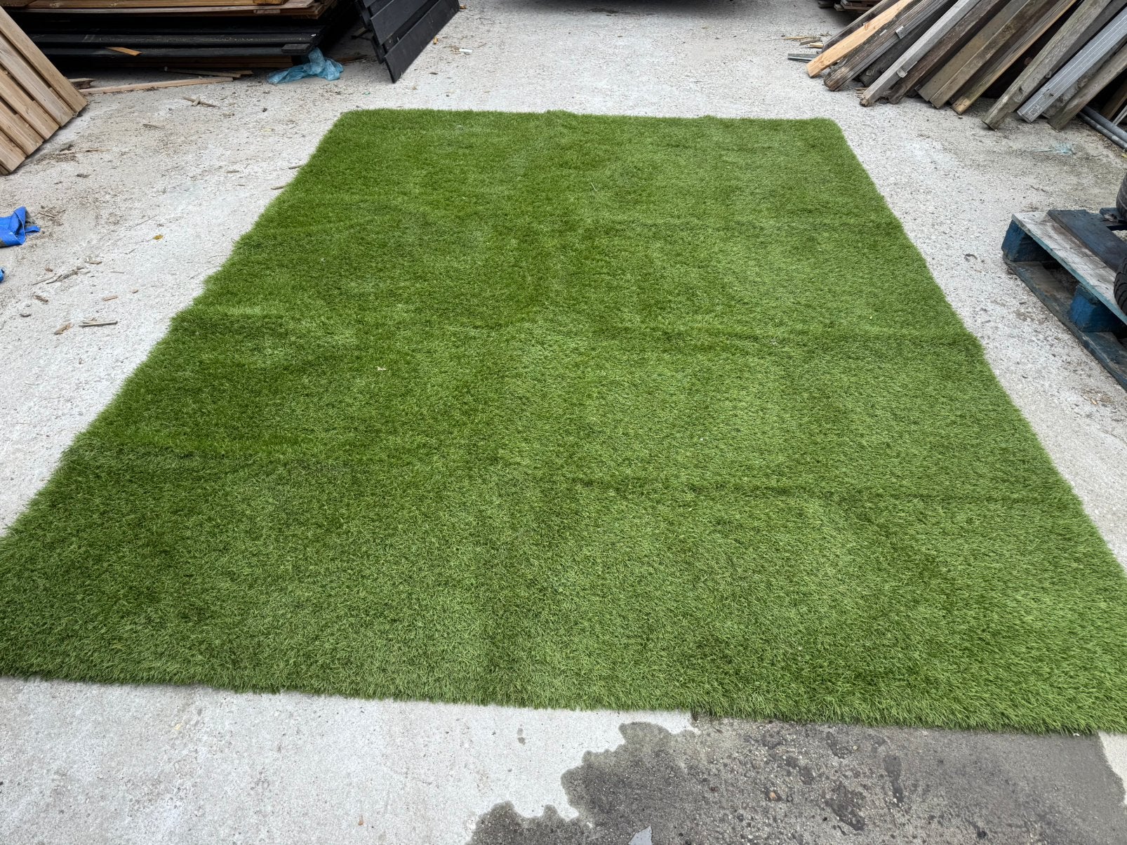 Kunstgras 3.20 x 2.30, Ophalen, Gebruikt, Minder dan 10 m²