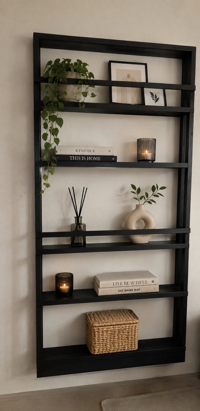 Leuk houten wandrek, Ophalen, Gebruikt