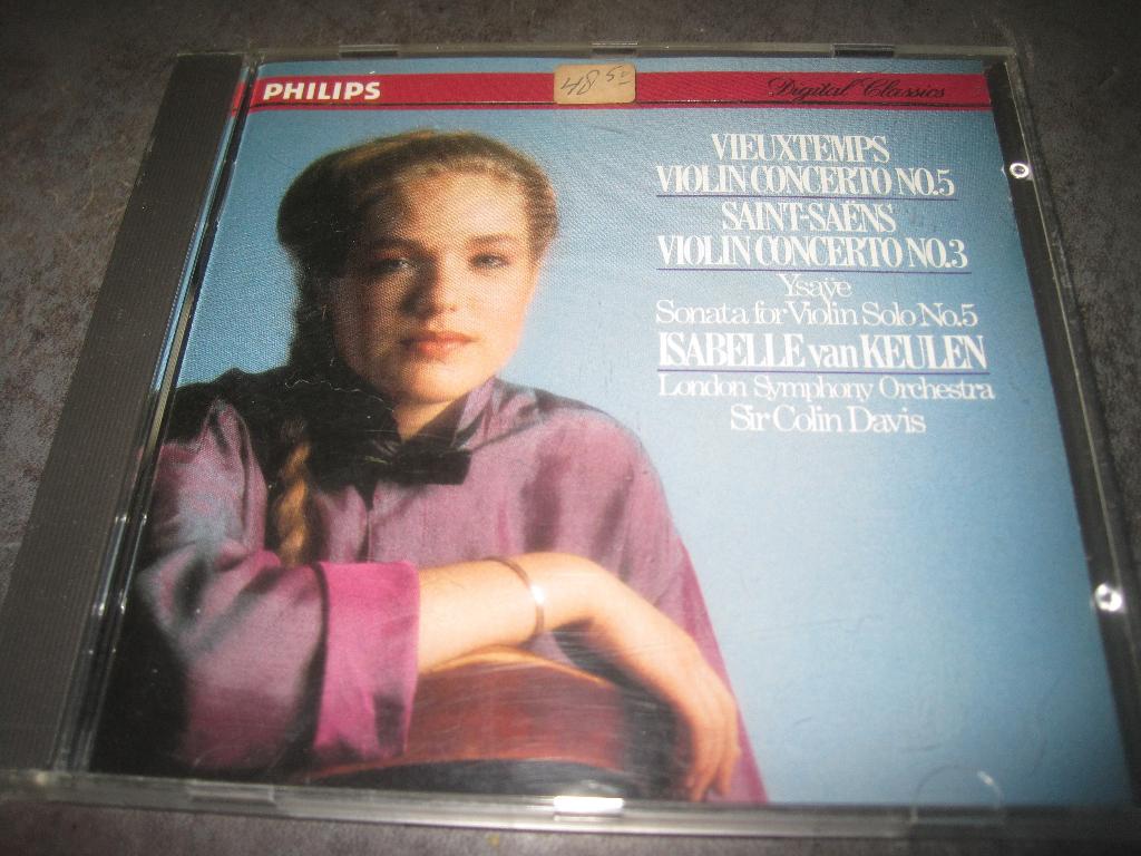 Vieuxtemps Ysaye Violin Concertos Van Keulen op Philips, Ophalen of Verzenden, Classicisme, Zo goed als nieuw, Kamermuziek