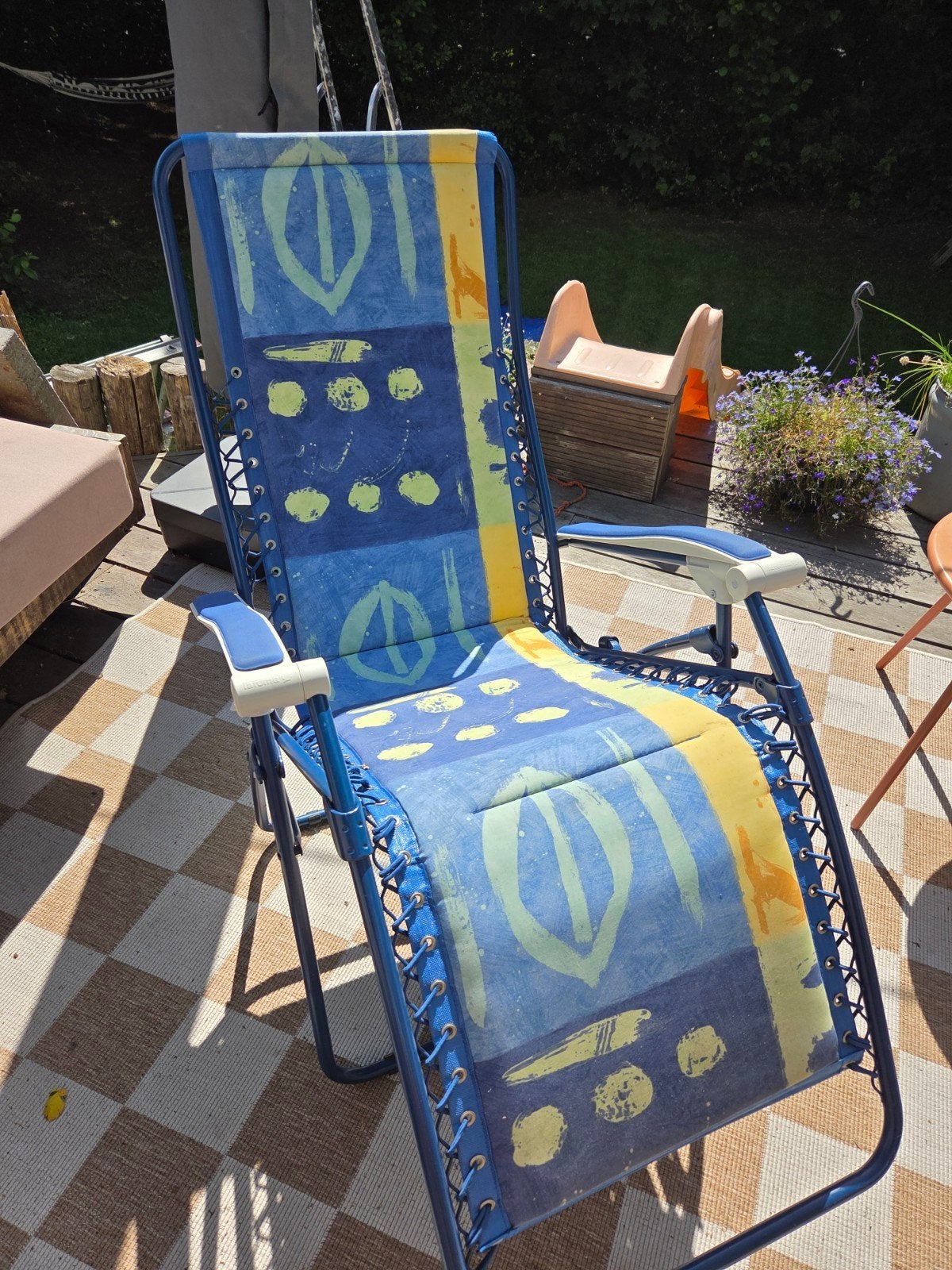 Lafuma Relaxstoel - Verstelbaar en Inklapbaar, Tuin en Terras, Ophalen, Gebruikt, Metaal, Verstelbaar