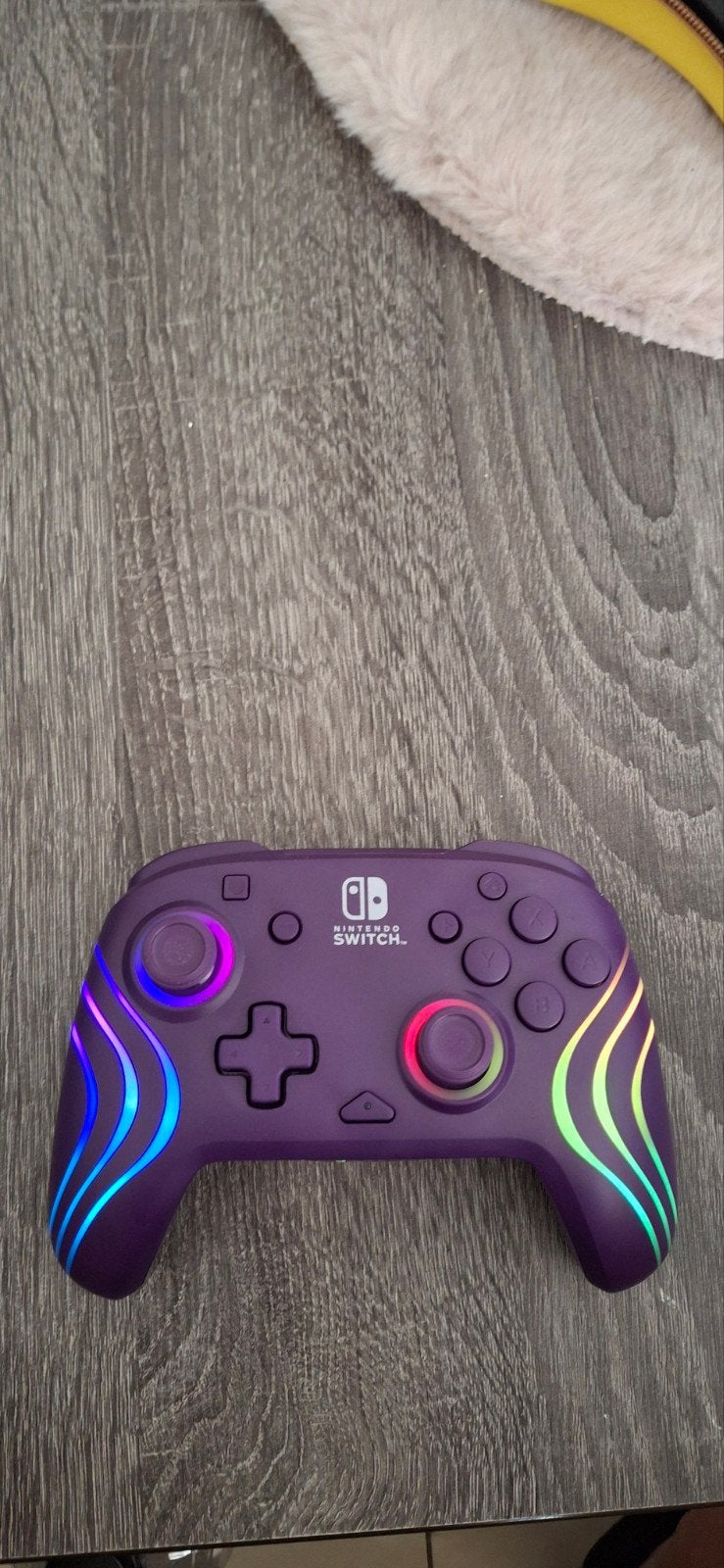 Draadloze PDP Afterglow Wave controller Nintendo Switch, Ophalen of Verzenden, Zo goed als nieuw, Controller
