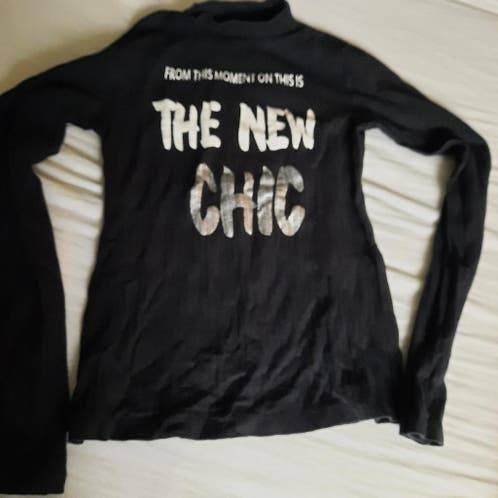 164 zwart shirt trui, Verzenden, Zo goed als nieuw, Meisje, Shirt of Longsleeve
