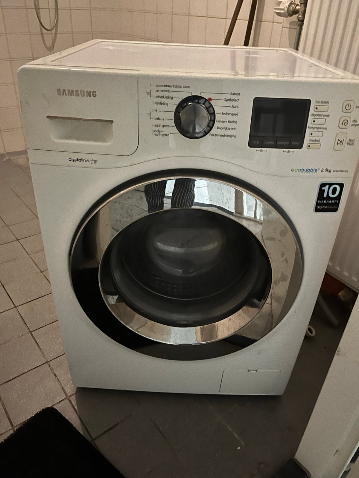 Samsung Wasmachine EcoBubble 8.0kg met error, Witgoed en Apparatuur, Wasmachines, 1200 tot 1600 toeren, 8 tot 10 kg, Ophalen of Verzenden