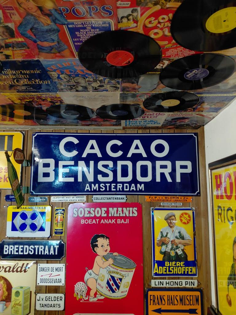 Emaille reclamebord Bensdorp, Ophalen of Verzenden