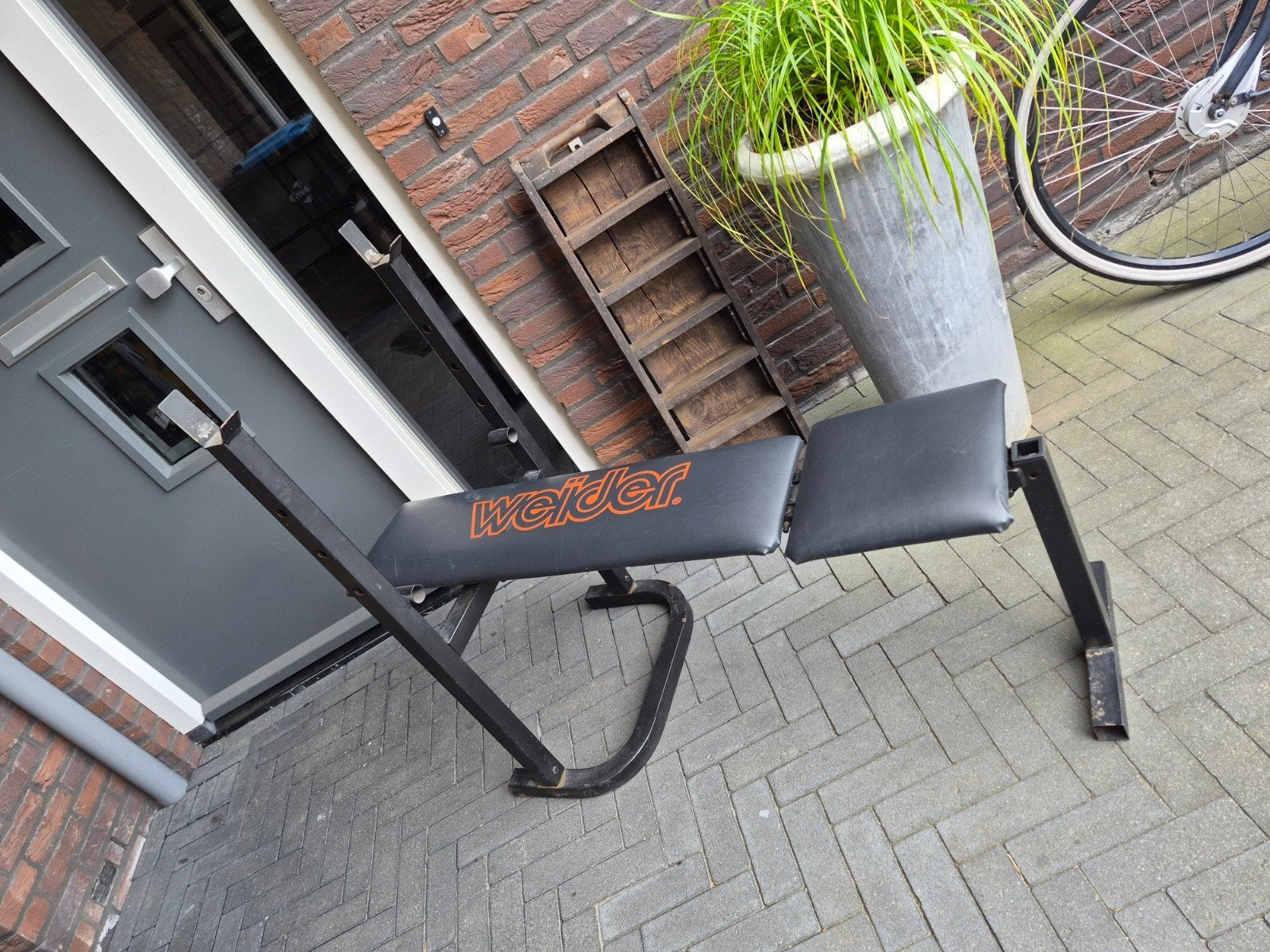 Weider trainingsbank - Gebruikt, Sport en Fitness, Ophalen, Gebruikt, Krachtstation, Metaal