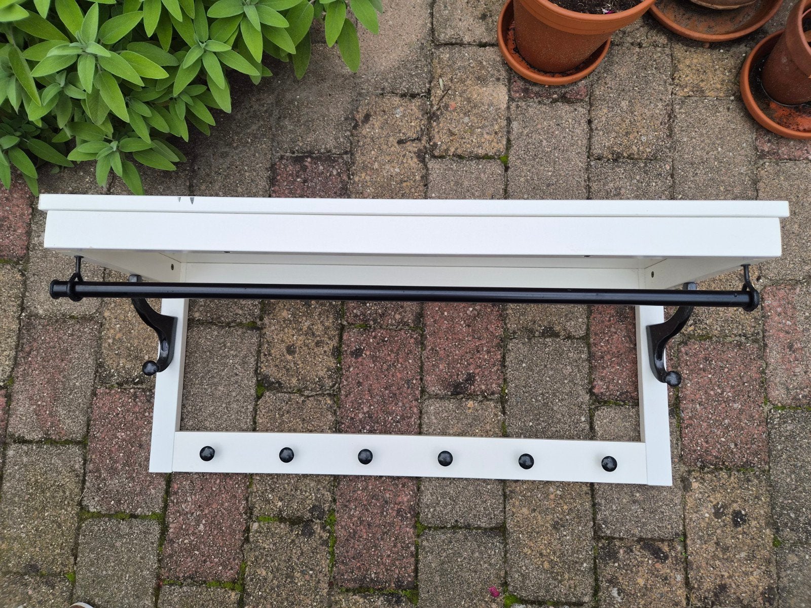 IKEA Hemnes wandkapstok / coat rack, Huis en Inrichting, Woonaccessoires | Kapstokken, Gebruikt, Minder dan 100 cm, Hout, Ophalen