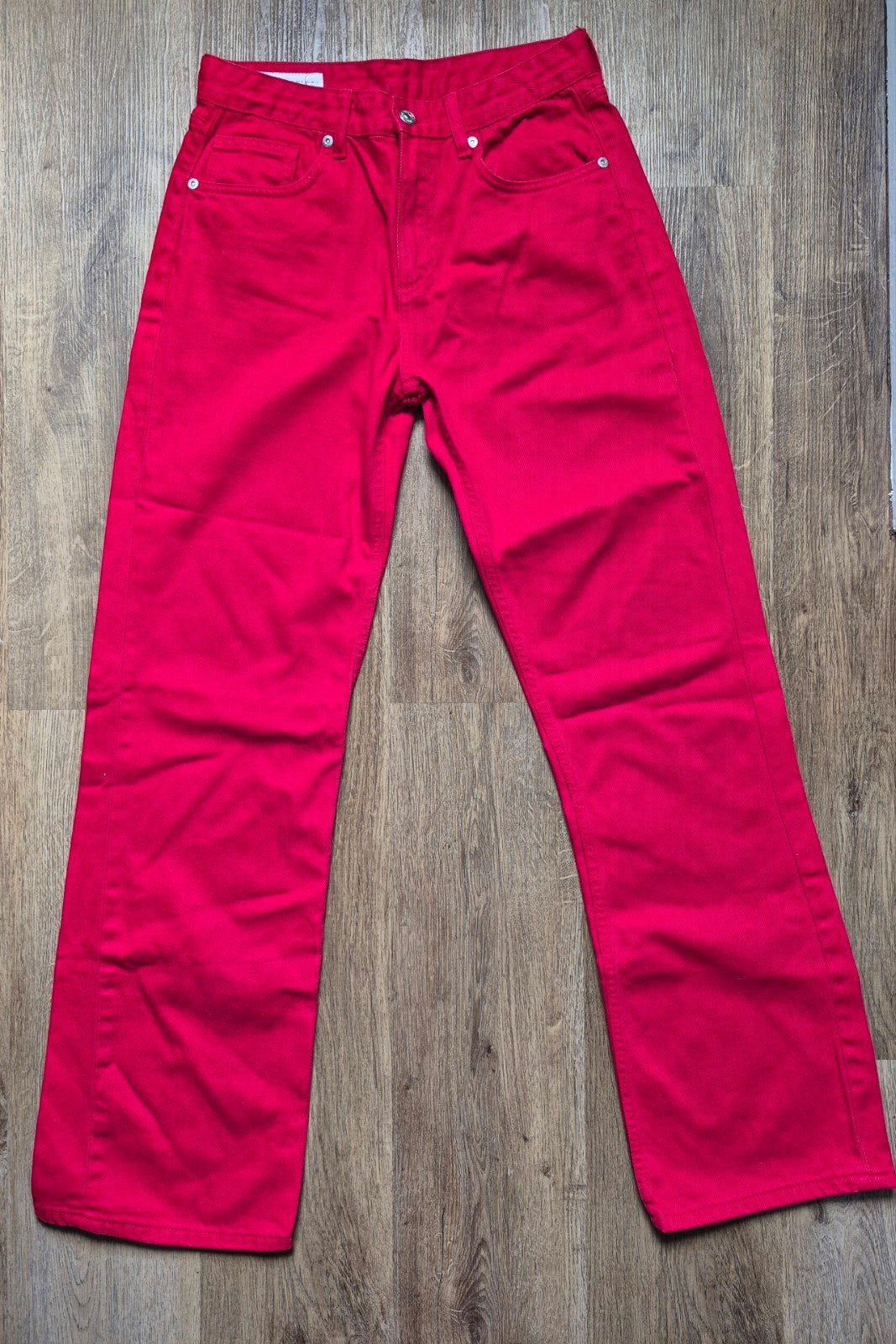 Zara rode jeans met wijde pijpen - Maat M, Overige kleuren, Zara, Ophalen of Verzenden, Zo goed als nieuw