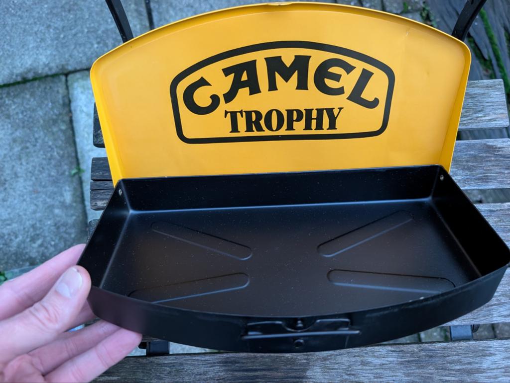 Vintage Camel Trophy Horloge Opbergdoos, Verzamelen, Merken en Reclamevoorwerpen, Ophalen of Verzenden, Zo goed als nieuw, Verpakking