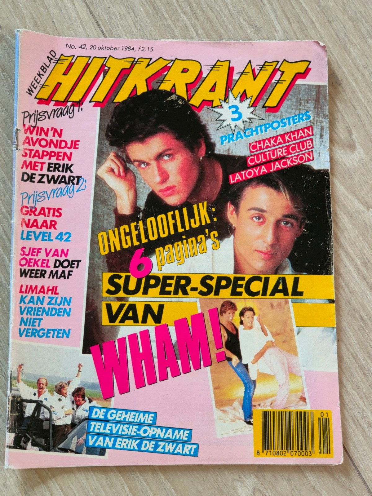 Hitkrant no. 42, 20 oktober 1984., Ophalen of Verzenden, 1980 tot heden, Nederland, Tijdschrift