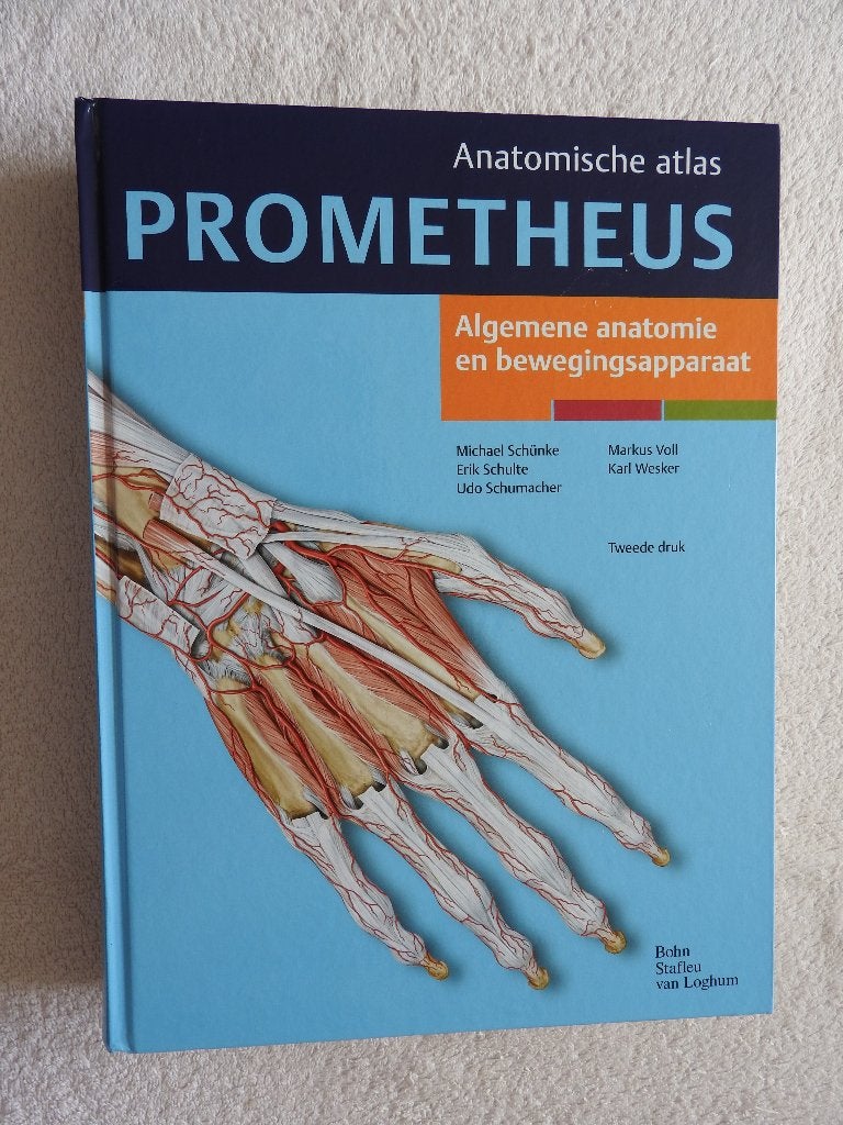 Anatomische Atlas Prometheus - Anatomie - Bewegingsapparaat, Ophalen of Verzenden, Alpha, Zo goed als nieuw, HBO
