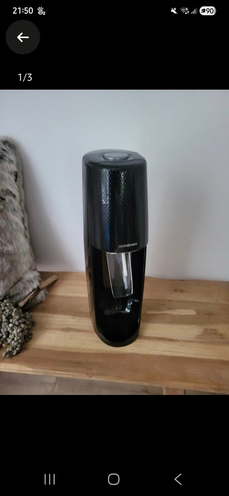 Sodastream bruiswaterapparaat met fles, Ophalen of Verzenden, Zo goed als nieuw