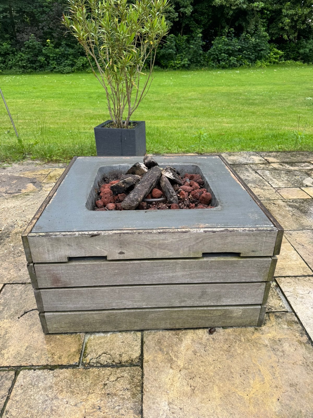 Vuurtafel gas / terras haard, Ophalen of Verzenden, Gebruikt