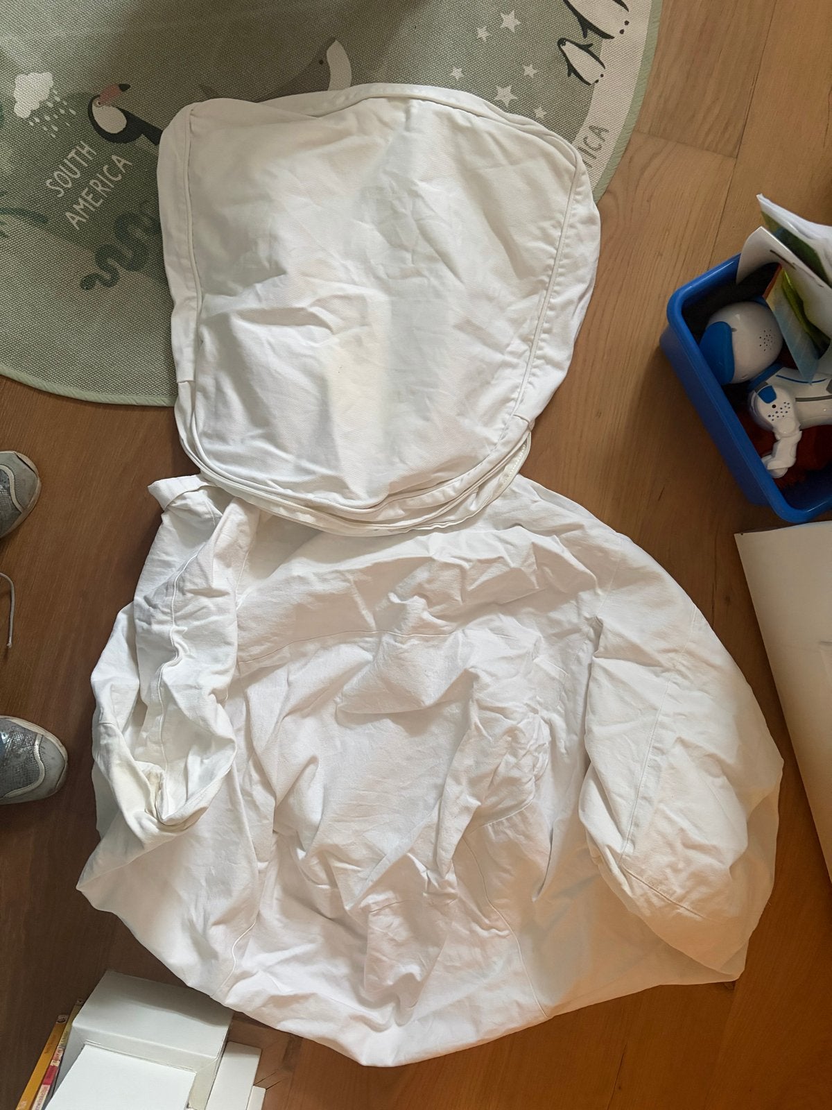 IKEA Tullsta fauteuil kussenhoes wit, Gebruikt, Wit, IKEA, Afneembare hoes