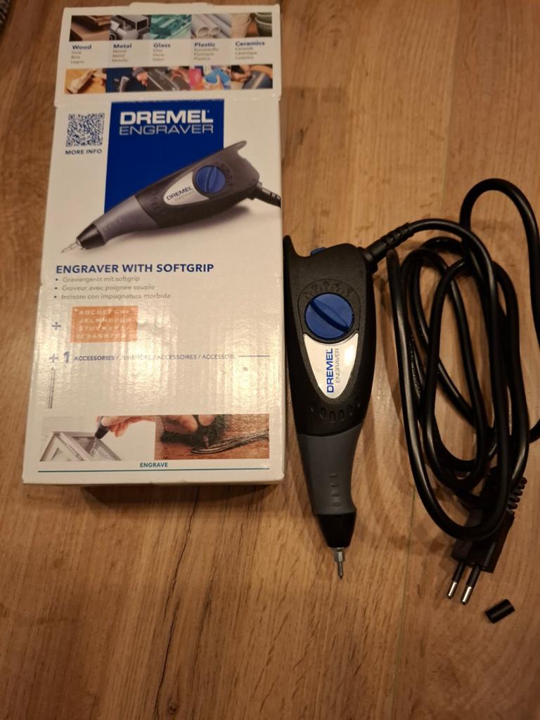Dremel Engraver met Softgrip - Graveermachine, Ophalen of Verzenden, Zo goed als nieuw