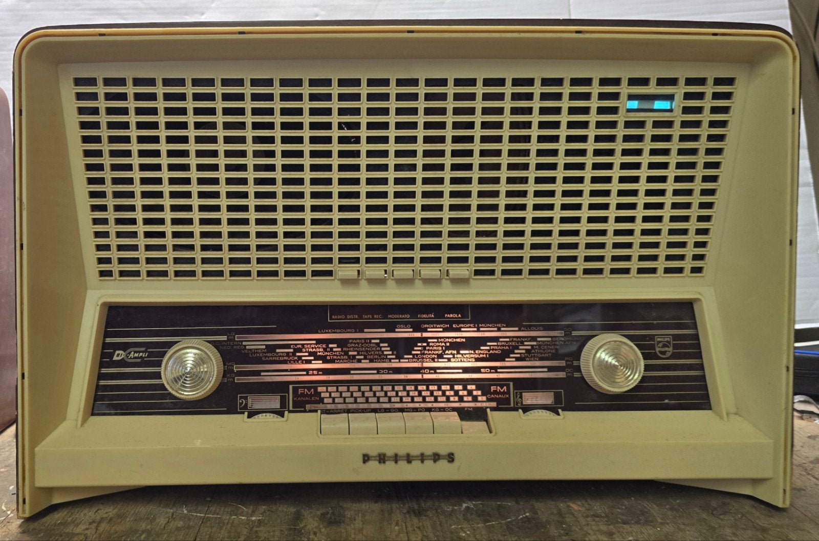 Philips B5X82A Buizenradio - Werkend, Ophalen, Gebruikt, Radio