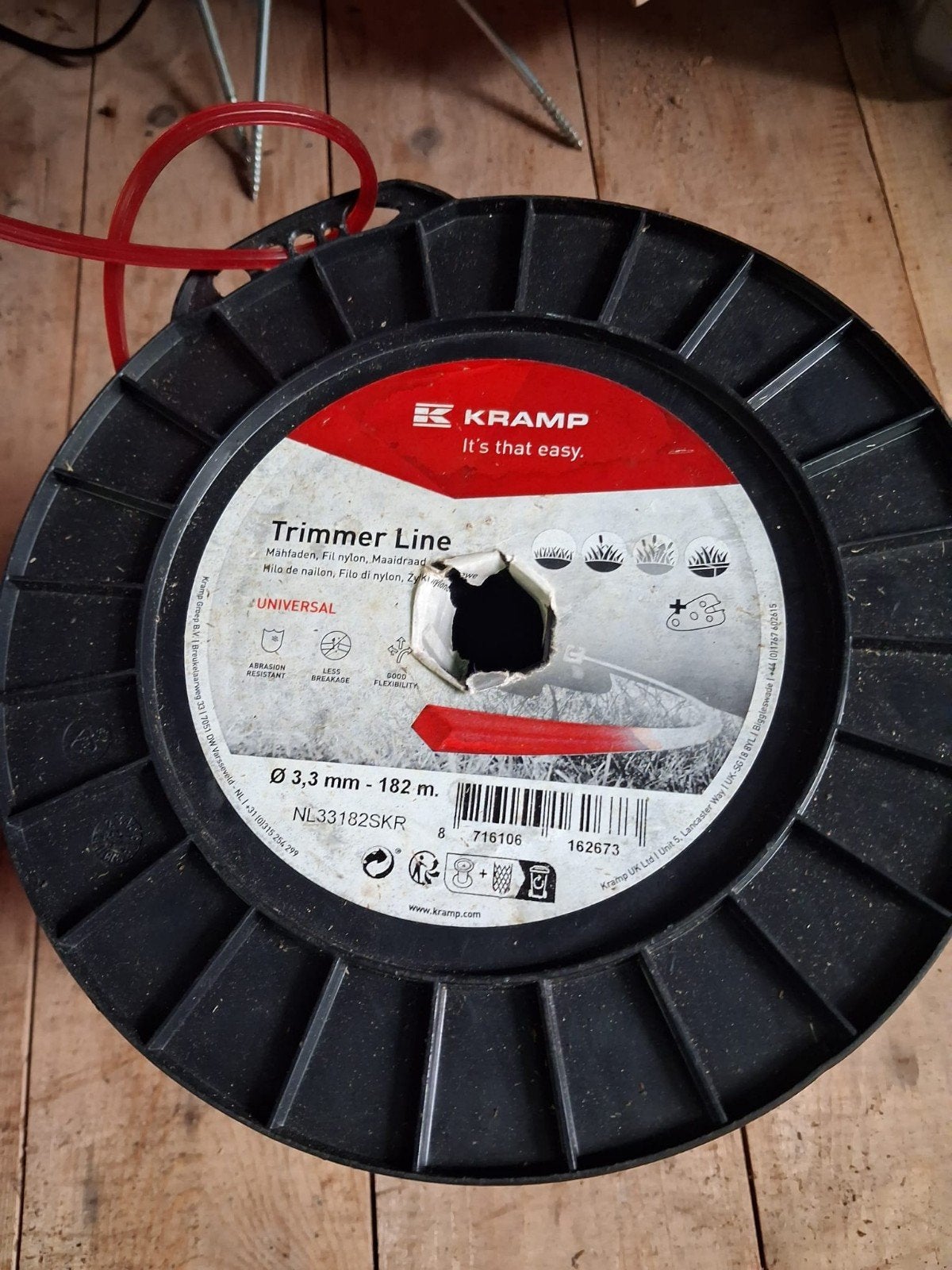 Bosmaaier draad, Ophalen, Benzine