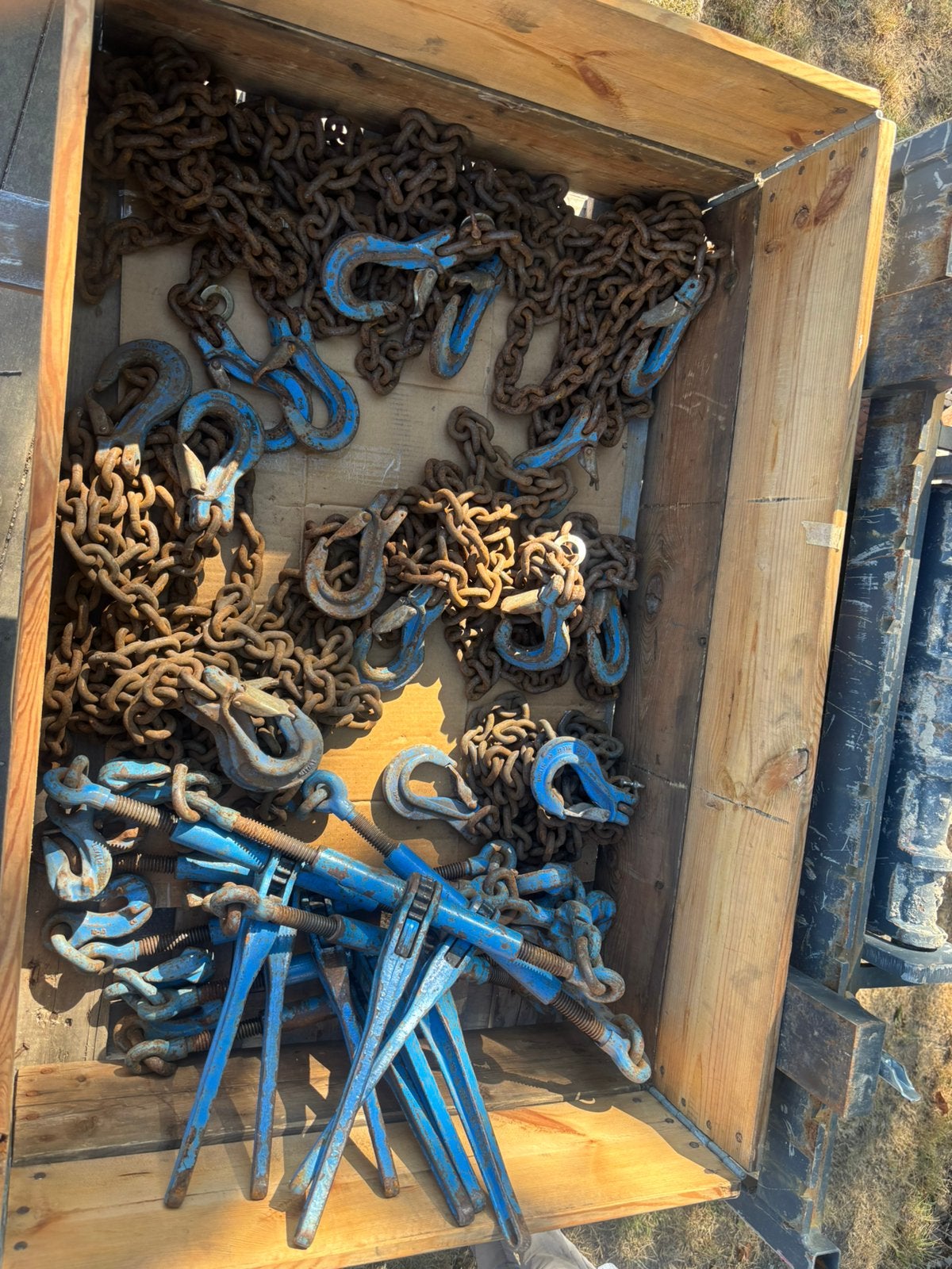 8x spanketting met ratel 8 Ton., Doe-het-zelf en Verbouw, Gebruikt, Ophalen of Verzenden, Hhshs, Bdns