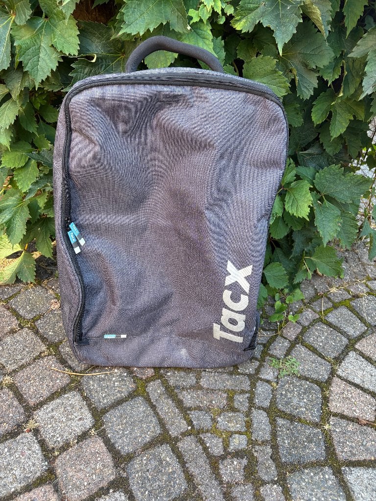 Tacx fietstrainertas, Ophalen, Nieuw