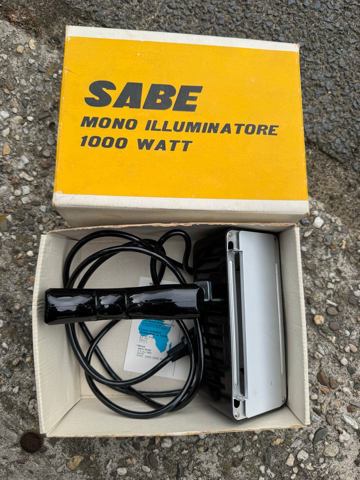SABE Mono Illuminatore 1000 Watt - Vintage Fotolamp, Ophalen of Verzenden, Gebruikt, Video