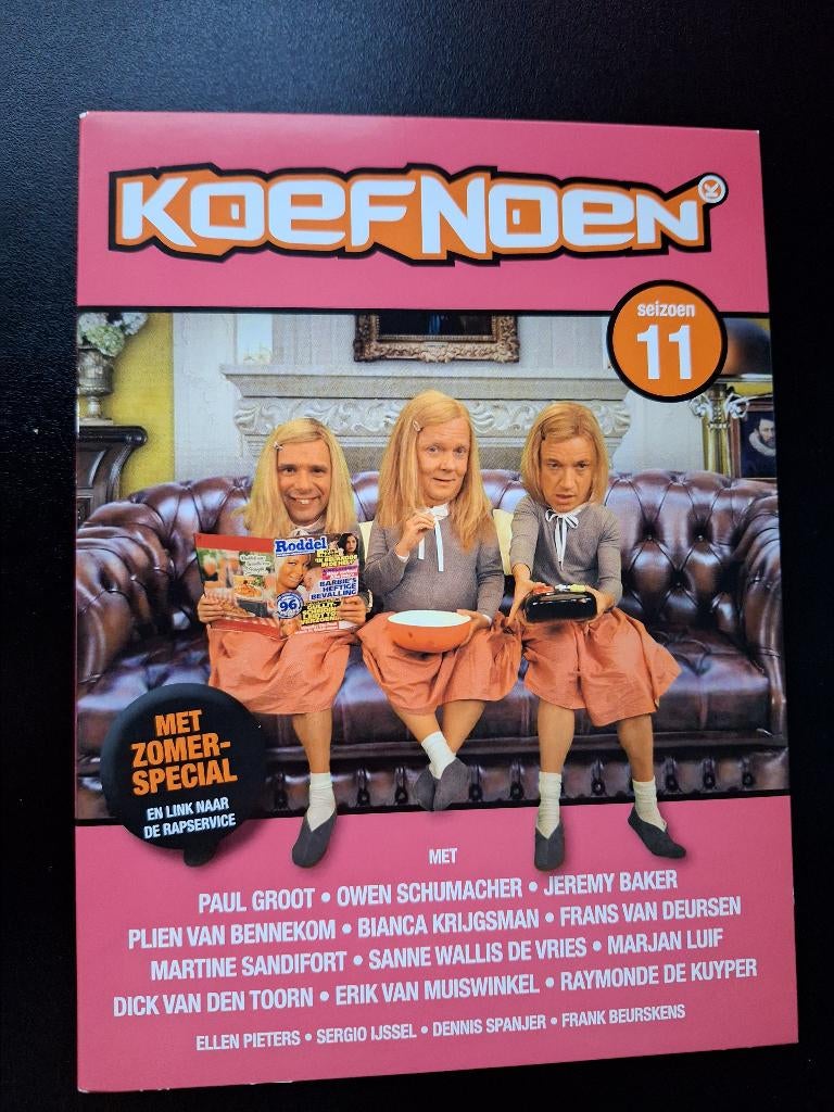 DVD Koefnoen seizoen 11, Vanaf 12 jaar, Ophalen of Verzenden, Gebruikt, Overige genres