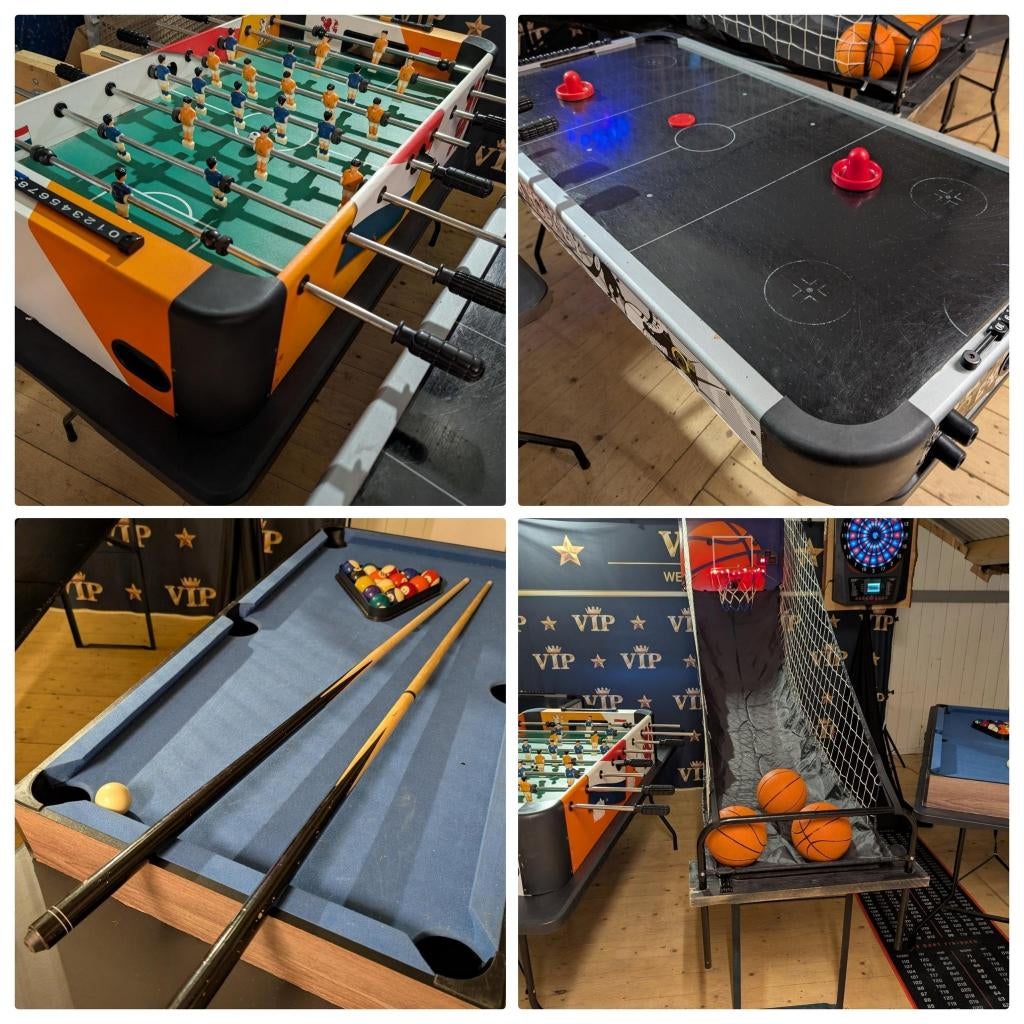 Bijlgooien,darten,voetbaltafel,airhockey, spel huren feest, Ophalen, Nieuw, Overige
