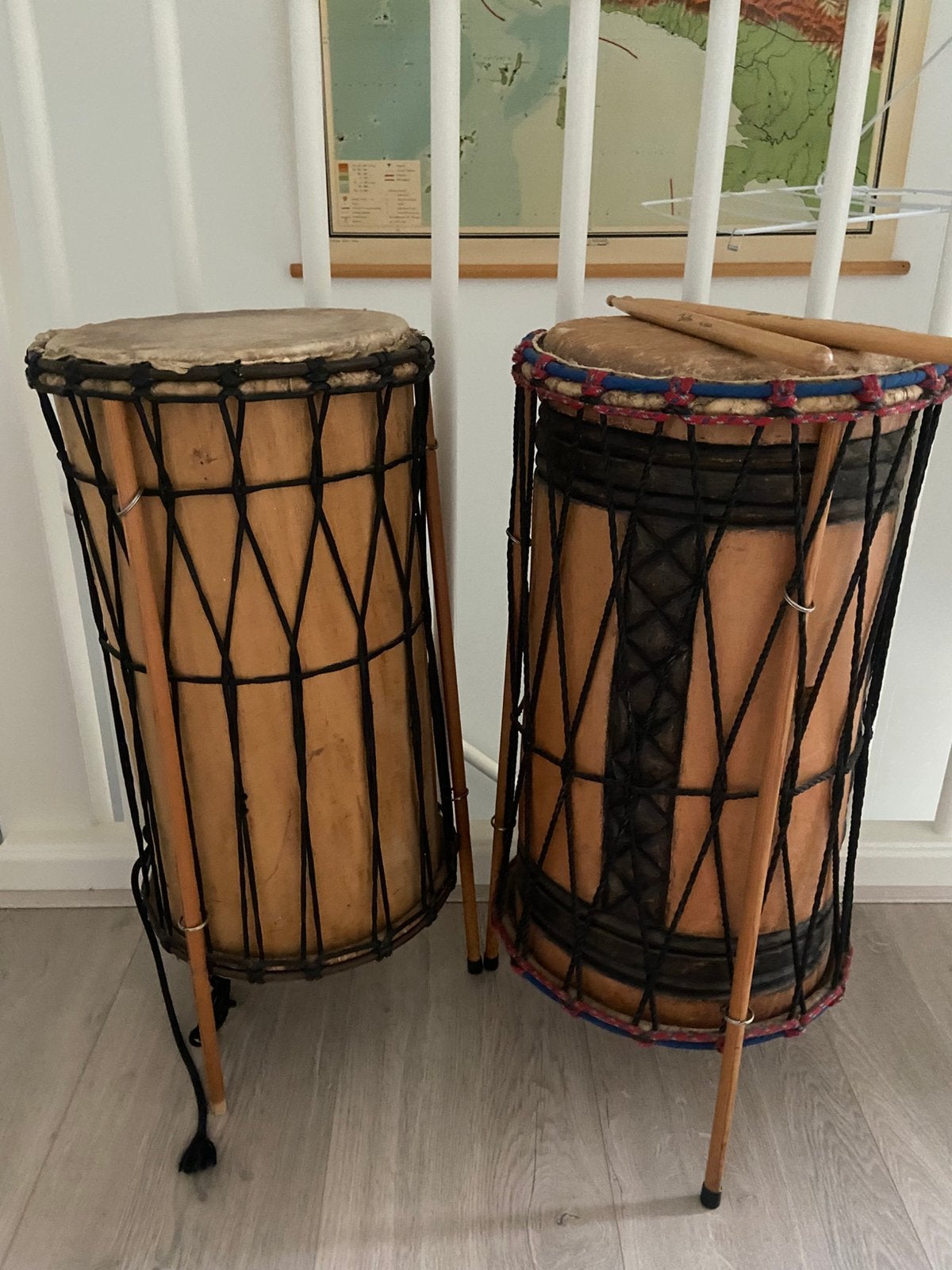 Afrikaanse percussie set, Ophalen, Gebruikt, Trommel