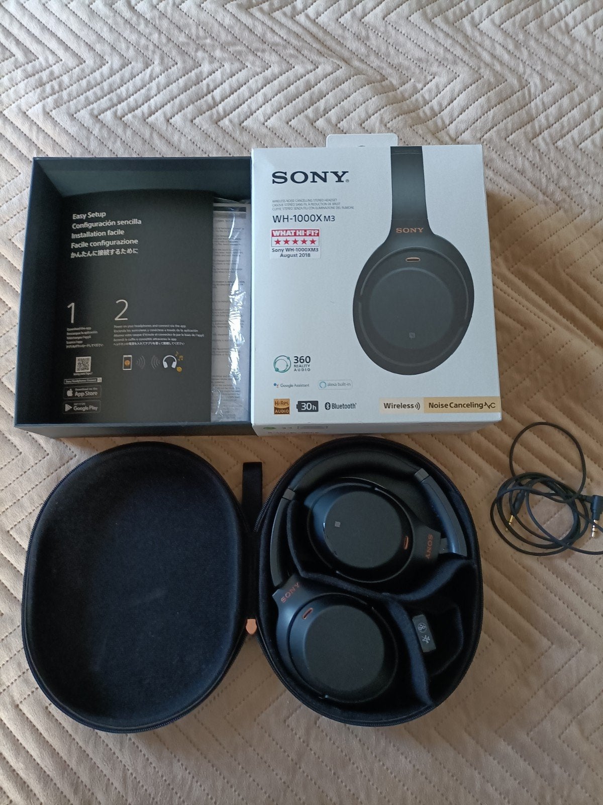 sony wh 1000x m3, Audio, Tv en Foto, Koptelefoons, Ophalen of Verzenden, Zo goed als nieuw, Draadloos, Zwart