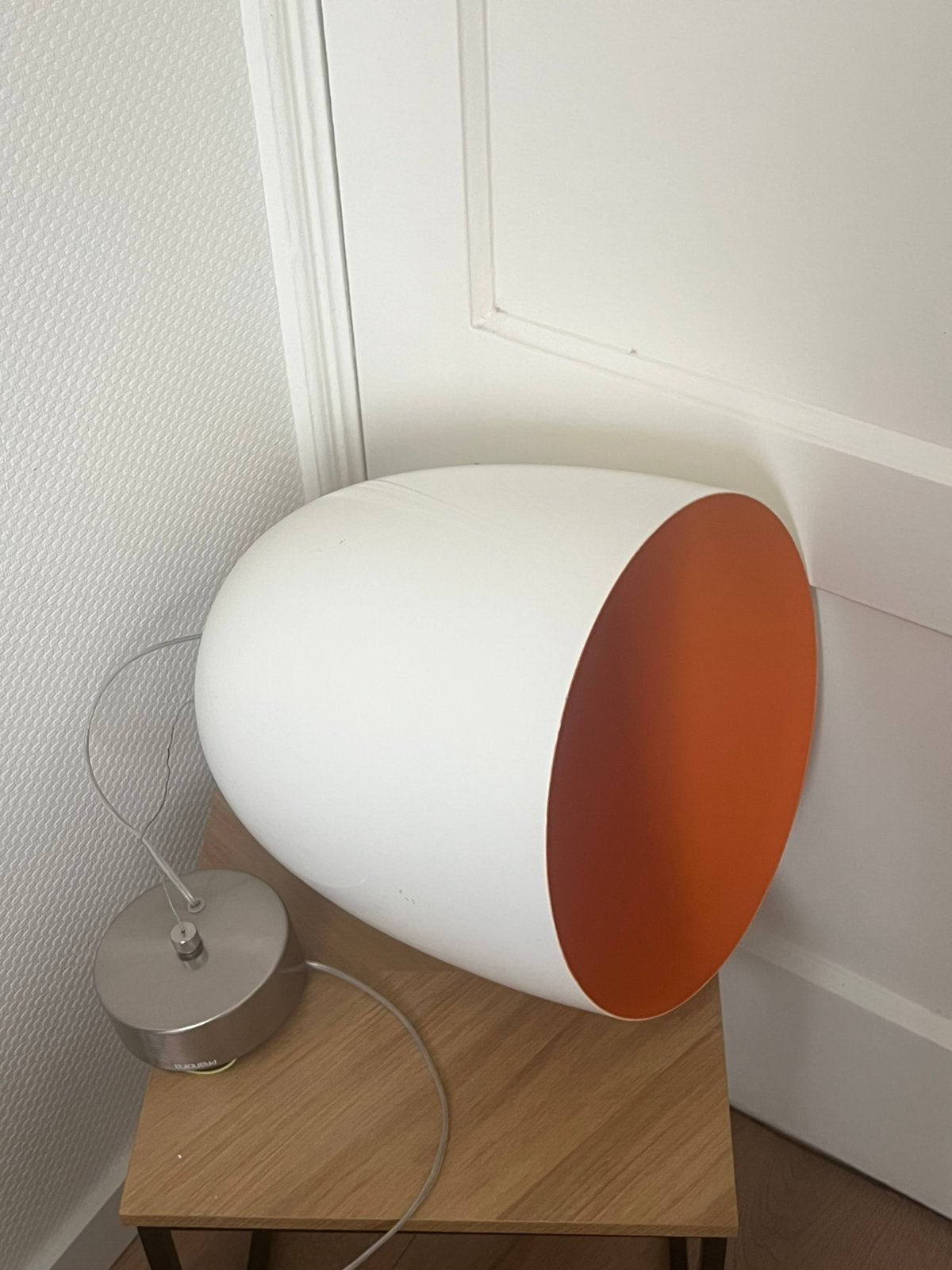 Prandina Notte S3 S3L hanglamp wit oranje uniek, Huis en Inrichting, Lampen | Hanglampen, Ophalen of Verzenden, Zo goed als nieuw