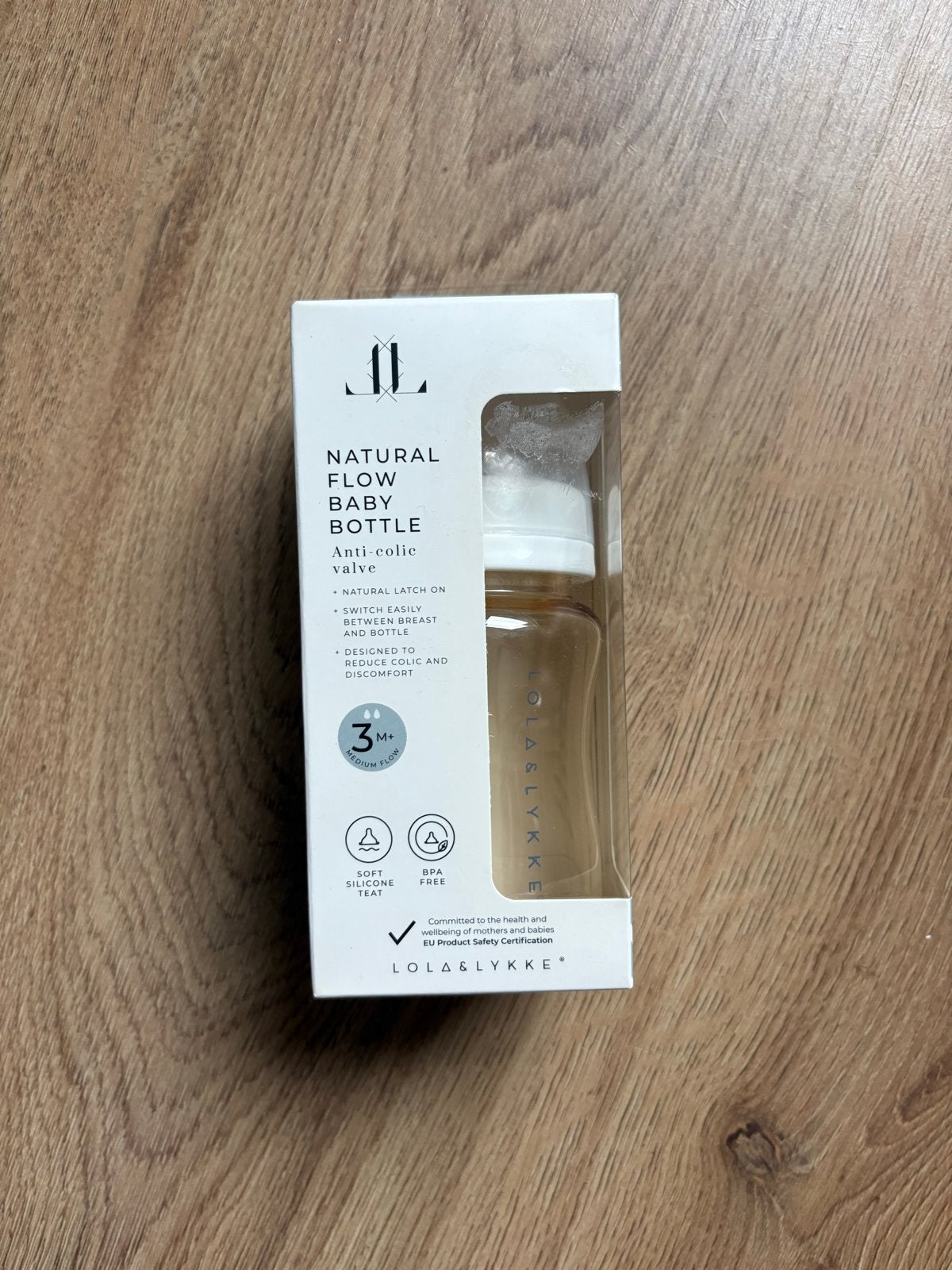 Lola & Lykke NaturalFlow Babyfles - Anti-koliek, Ophalen of Verzenden, Nieuw