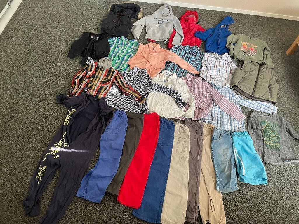 Kledingpakket jongen maat 128, Ophalen of Verzenden, Zo goed als nieuw, Maat 128