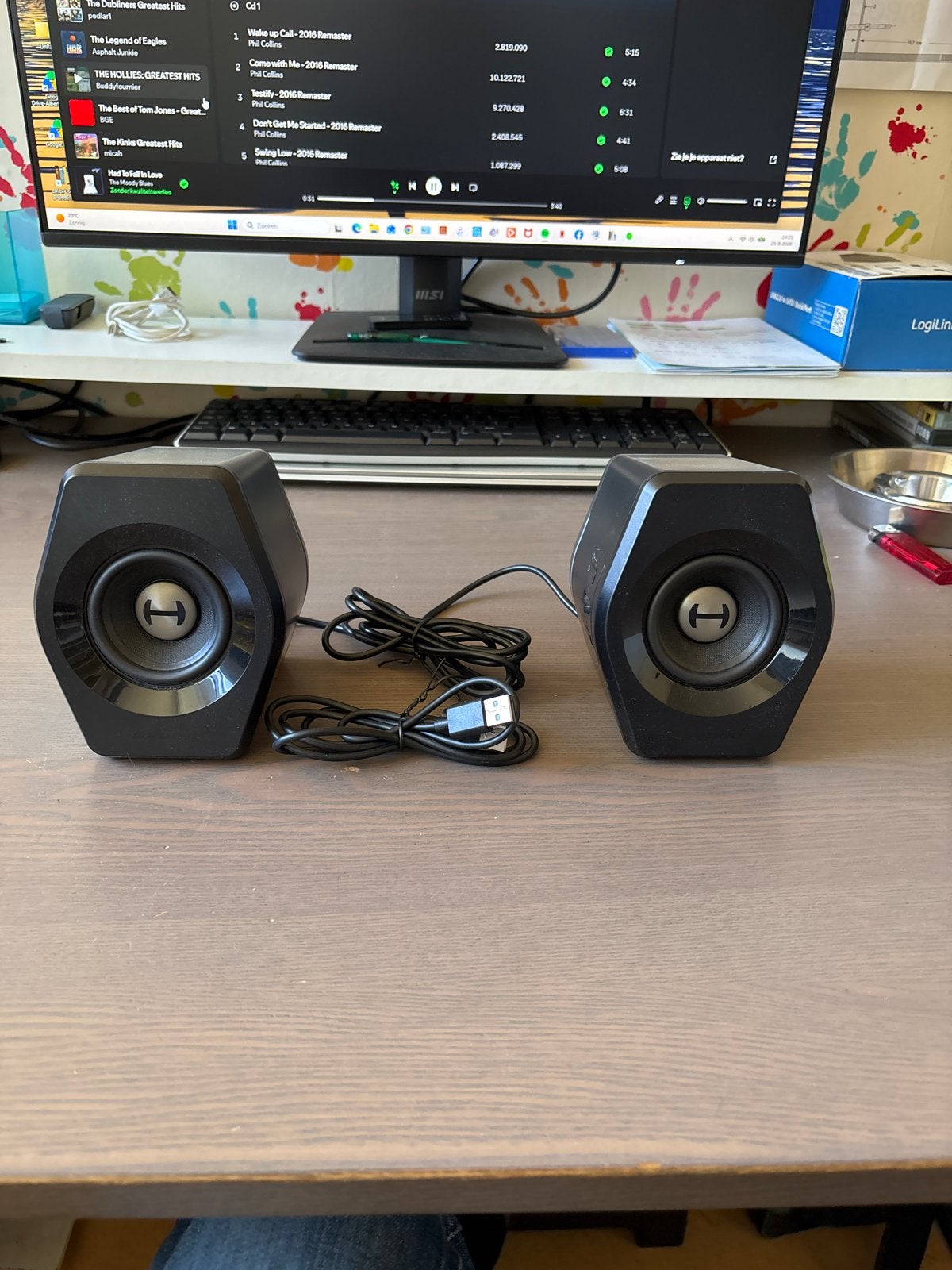 Edifier G2000 PC Gaming Speakers - Compact & Krachtig, Computers en Software, Pc speakers, Ophalen, Zo goed als nieuw, Audiokanaal 2