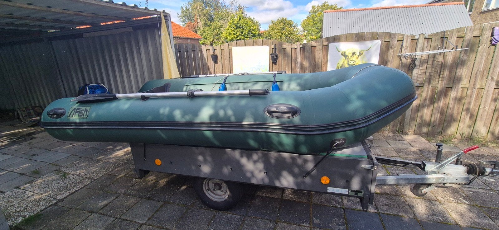 mooie fish rubberboot 3.6 lang
