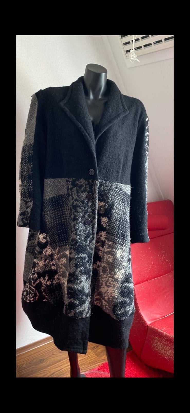 Carleoni jas - Maat 52/54, Kleding | Dames, Ophalen of Verzenden, Zo goed als nieuw, Maat 46/48 (XL) of groter, Zwart