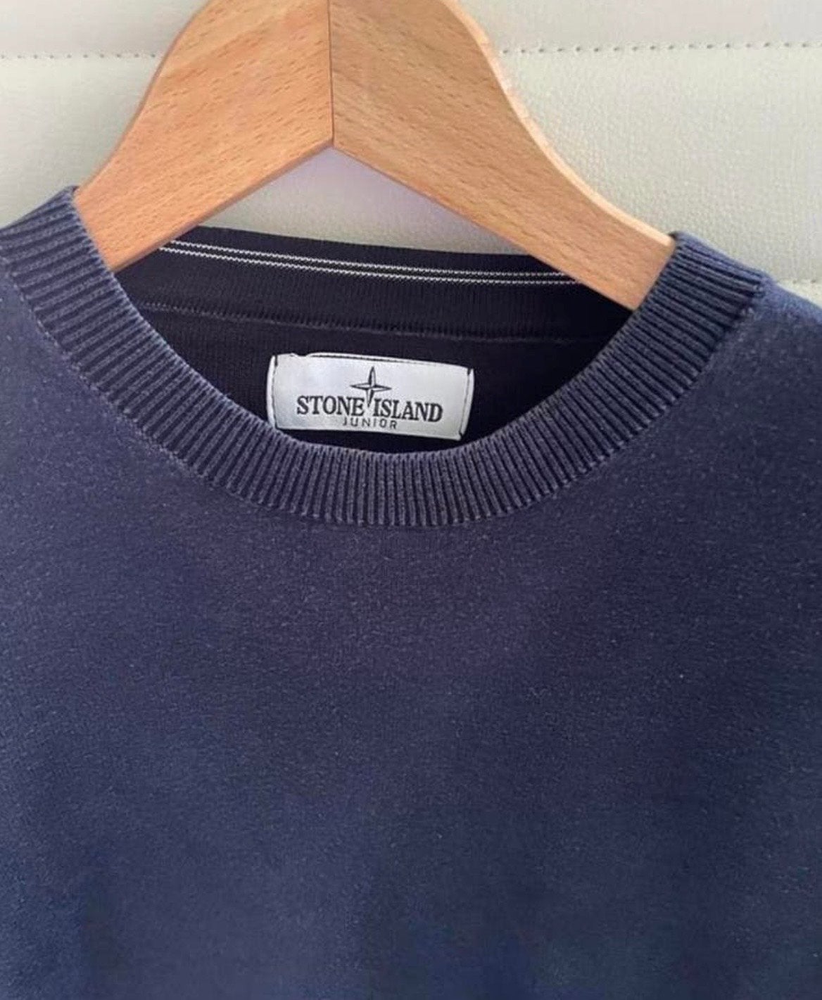 Stone Island Junior Trui - Donkerblauw, Ophalen of Verzenden, Zo goed als nieuw, Jongen