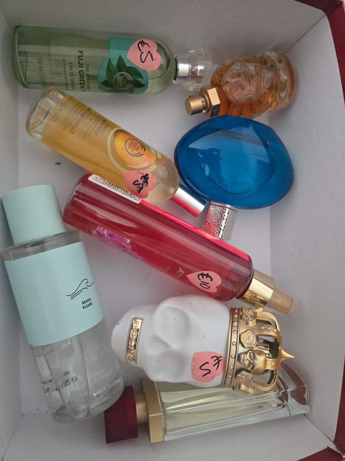 Diverse parfum en body mist collectie, Ophalen of Verzenden, Gebruikt