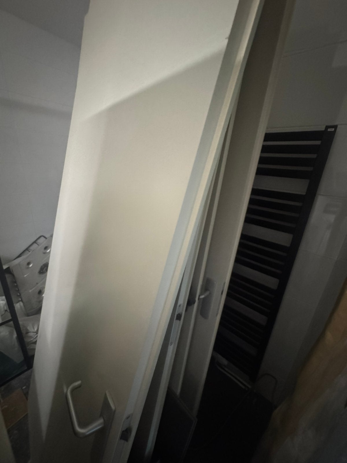 Binnen deur 231,5x93 opdekdeur wit, Ophalen, Zo goed als nieuw, Binnendeur, 215 cm of meer