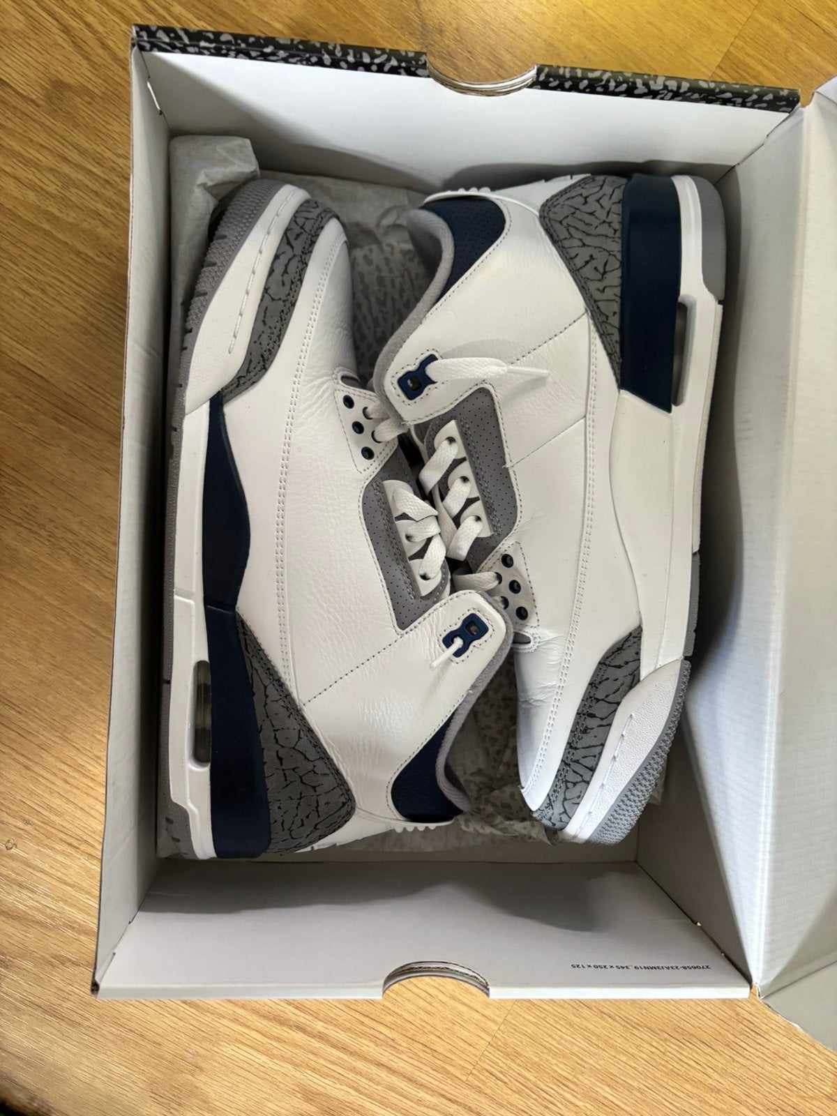 Jordan 3 retro midnight navy, Kleding | Heren, Schoenen, Ophalen of Verzenden, Zo goed als nieuw, Wit