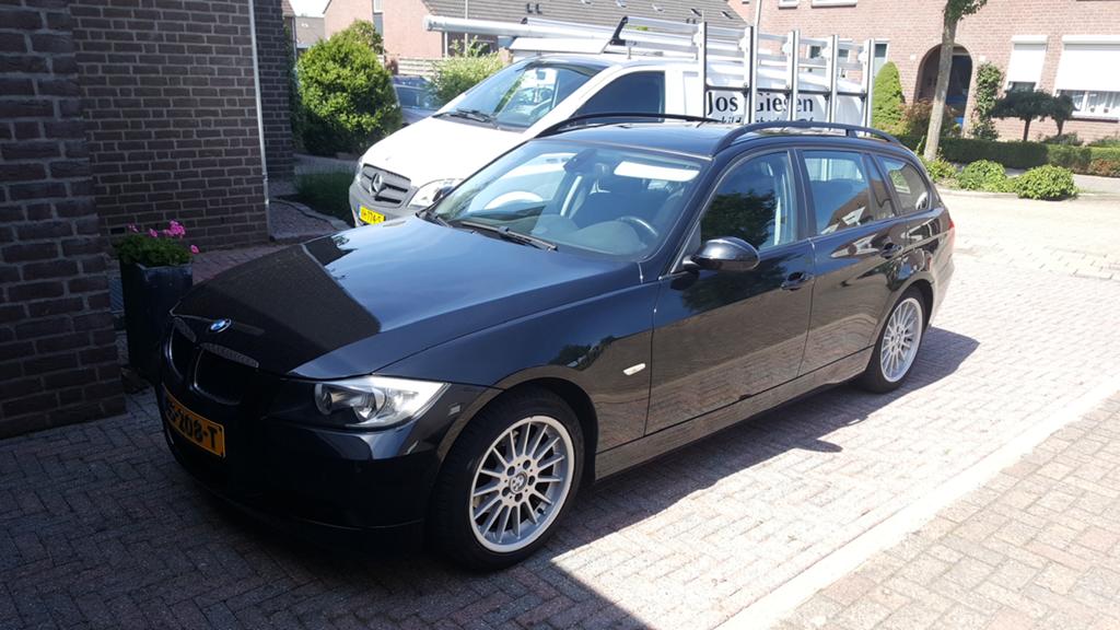 BMW 3-Serie 2.0 I 320 Touring 2006 Zwart, Auto's, BMW, 13 km/l, Achterwielaandrijving, 1995 cc, 4 cilinders