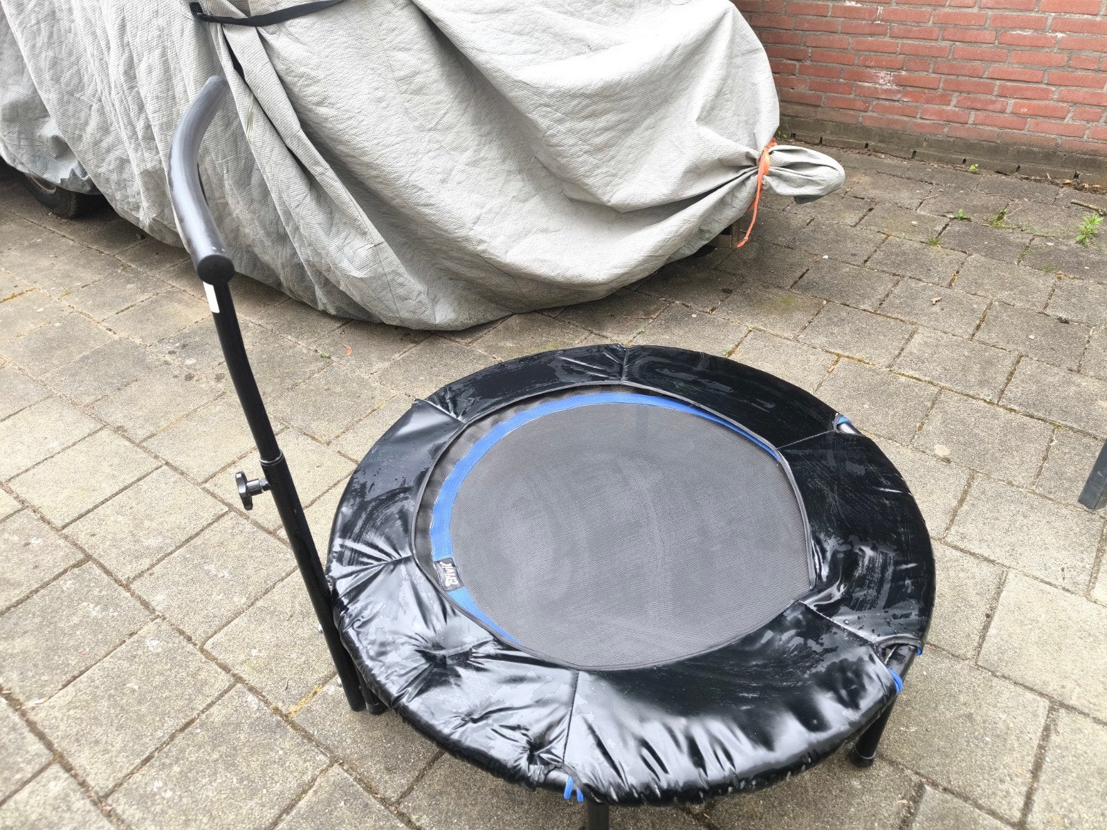 Mini trampoline met handvat, Ophalen of Verzenden, Gebruikt