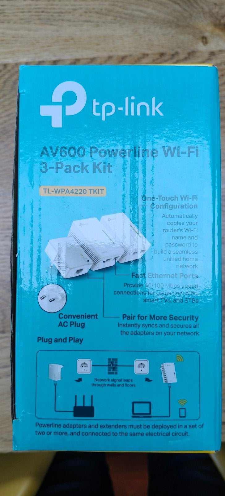 TP-Link Powerline WiFi Kit 3-pack AV600, Ophalen of Verzenden, Zo goed als nieuw, TP Link