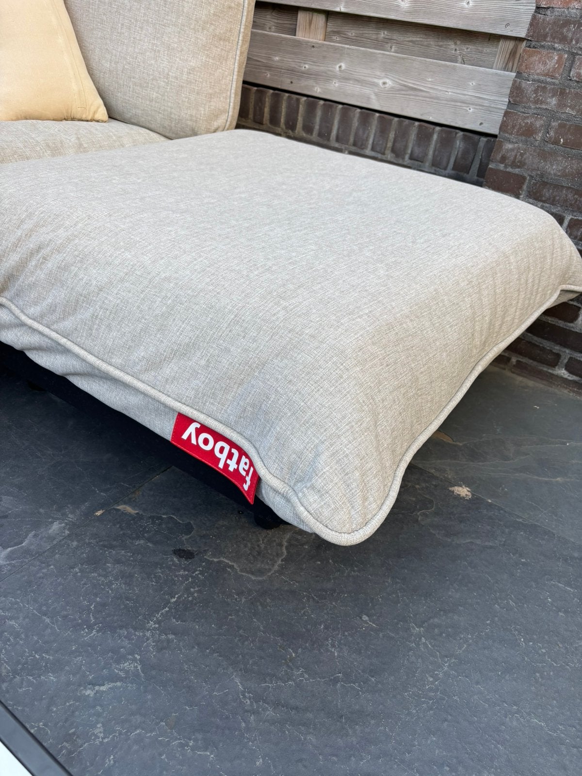 Fatboy Paletti Hocker Mist - zo goed als nieuw, Tuin en Terras, Kunststof, Hocker, Zo goed als nieuw, Loungeset