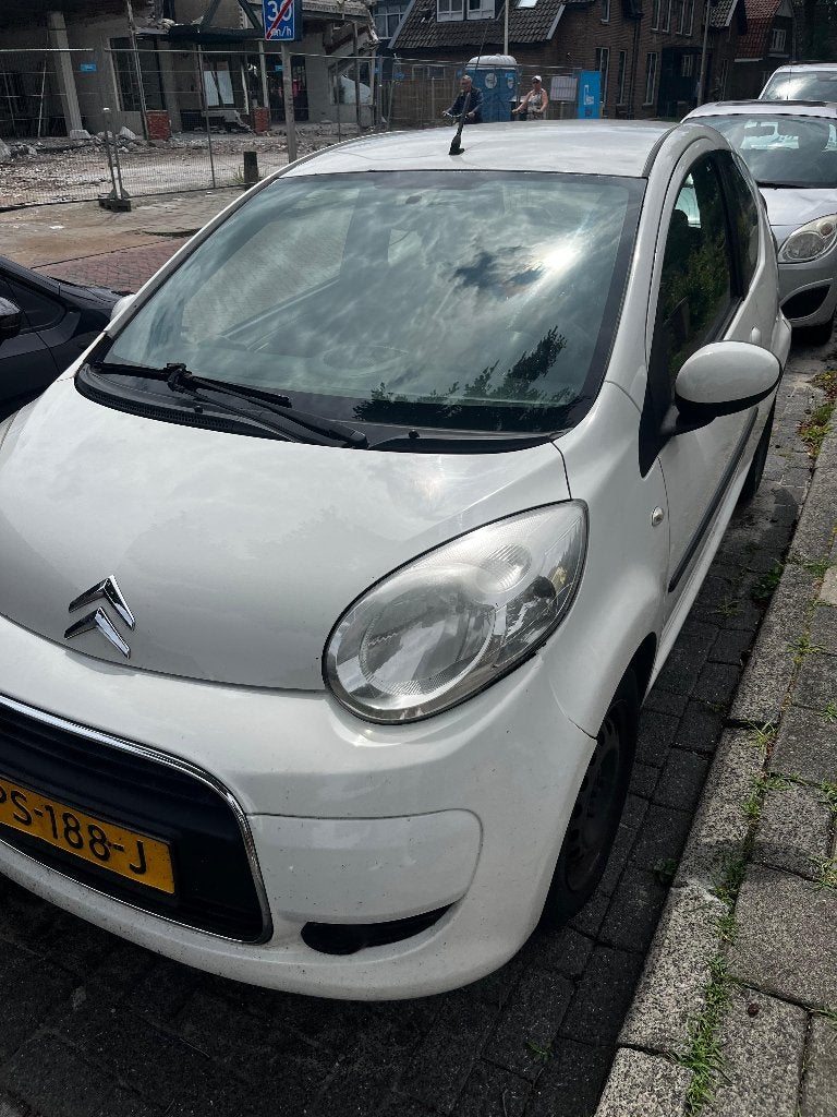 Citroën C1 1.0 3-DRS 2012 Wit - Zie beschrijving, Auto's, Citroën, Voorwielaandrijving, Stof, Zwart, 4 stoelen
