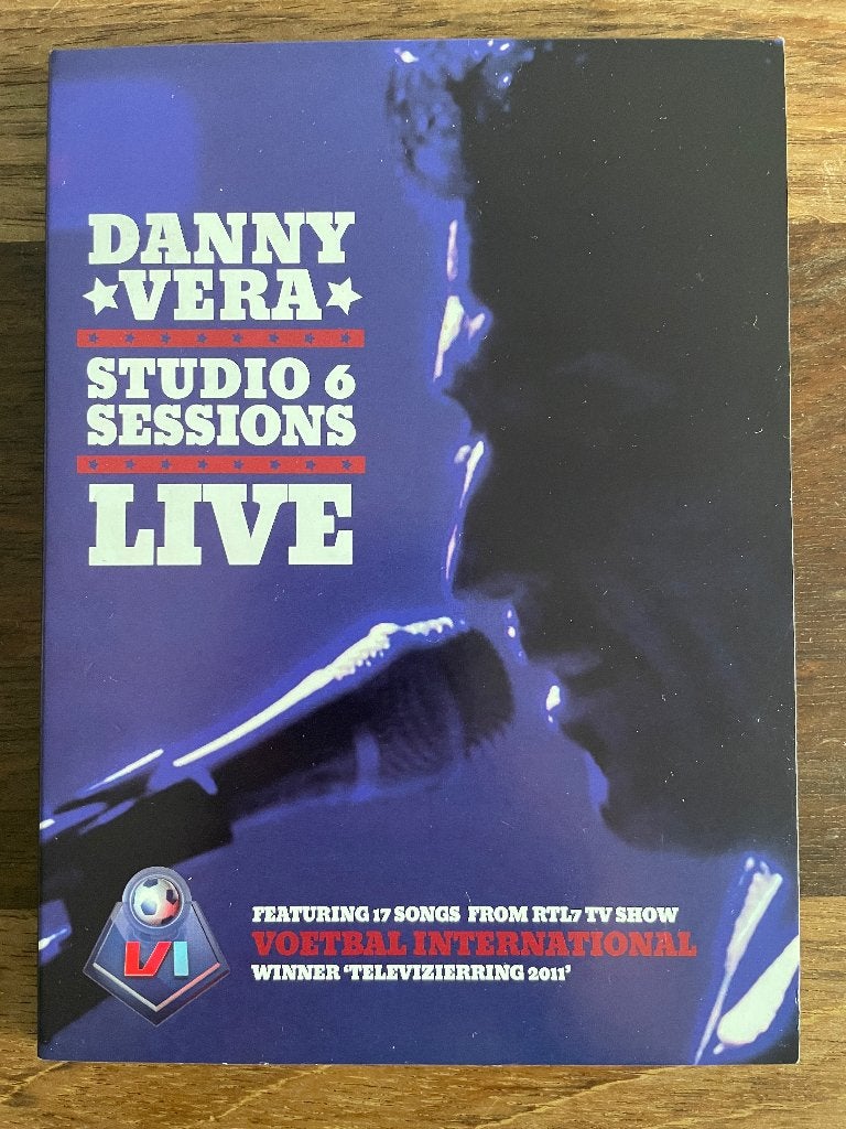 Dvd Danny Vera Studio 6 Sessions VI Live 17 Songs ZELDZAAM, Ophalen of Verzenden, Zo goed als nieuw, Pop