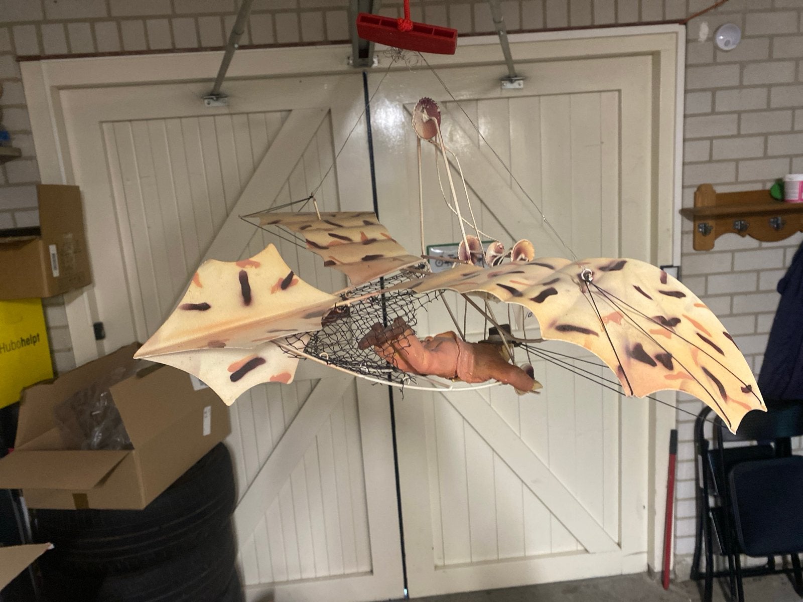 Uniek Vliegend Metalen Model - Decoratief Vliegtuig, Overige merken, Gebruikt, Ophalen of Verzenden, Groter dan 1:72