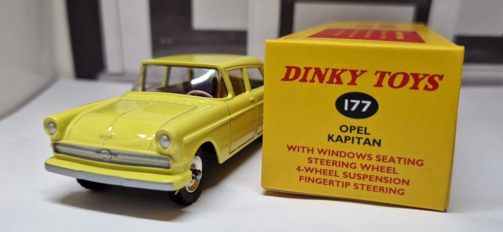 Opel Kapitan - Dinky Toys 177 - Atlas UK, Hobby en Vrije tijd, Modelauto's | 1:43, Ophalen of Verzenden, Nieuw, Auto, Dinky Toys