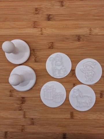 3D stempels sinterklaas thema, Diversen, Ophalen of Verzenden, Nieuw