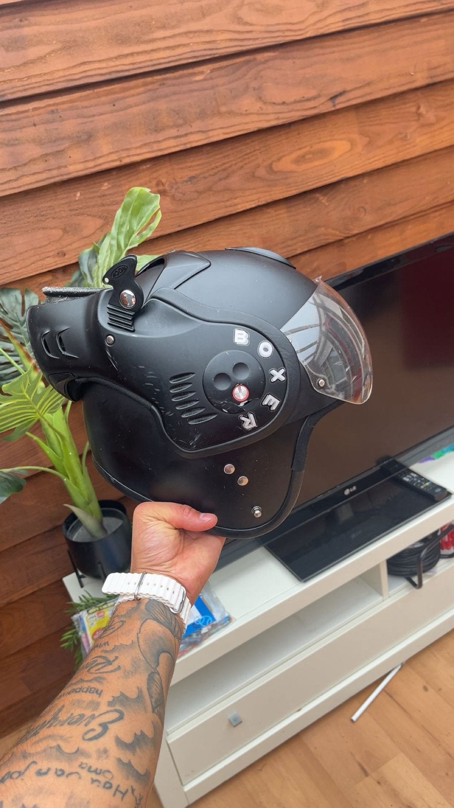 Roof boxxer helm, Ophalen of Verzenden, Zo goed als nieuw