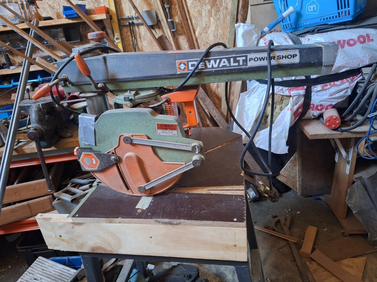 Dewalt DW 125 Radiaalzaag - Krachtige Zaagmachine, Ophalen, Gebruikt, 70 mm of meer, Dewalt